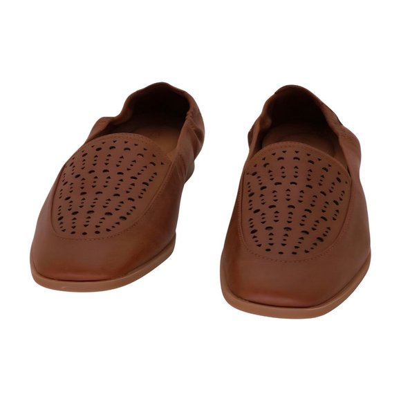 Clarks Tan Sarafyna Sky Leather Loafers Womens Shoes, Tan Leather, Size 8.5 M - Picture 4 of 5